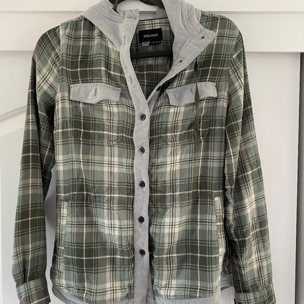 Marmot button down flannel jacket